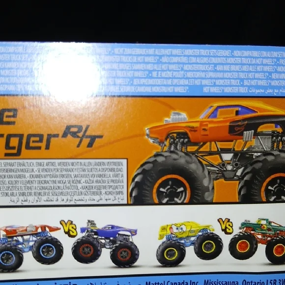 Slam PRIX ...DODGE CHARGER Hot Wheels Monster Trucks - Picture 8 of 9